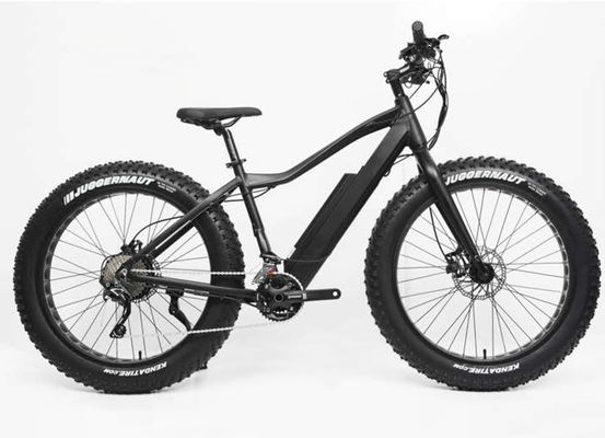 26 Inch Electric Assist Fat Bike Disc Brake 48V 500W 30 Speed Alloy Frame